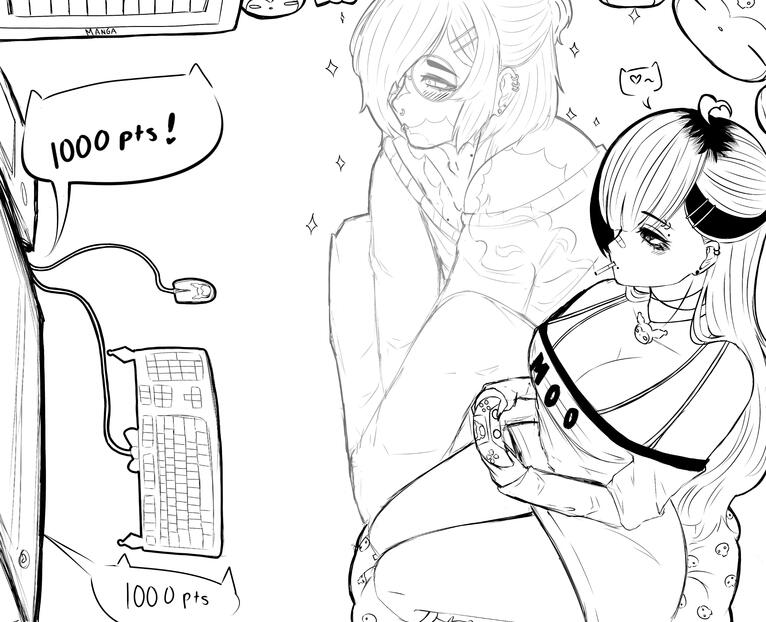Rinko and Lee - OCs